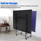 Tennis 9 ft portable Ping Pong Table  2 Tennis Paddles, 3 Balls