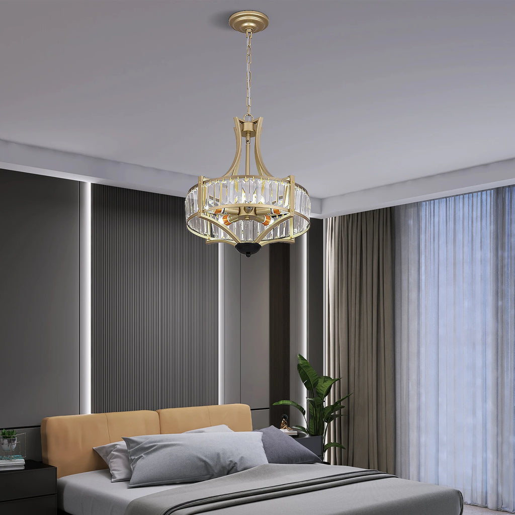 VETRULUS Luxury Crystal Pendant Ceiling Lamp
