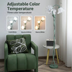 Modern Art Flower Floor Lamp, Flexible Arm