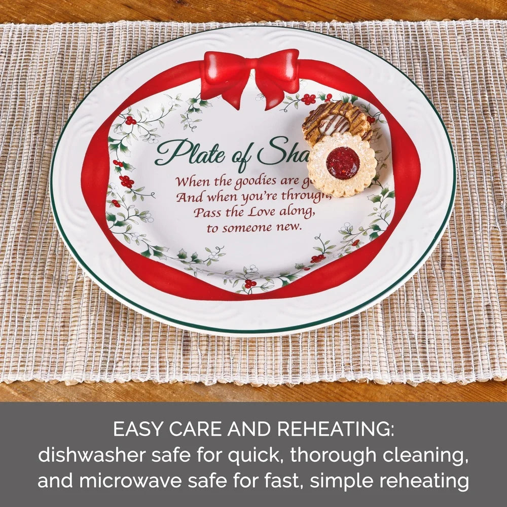 Winterberry Stoneware Sharing Plate 12in