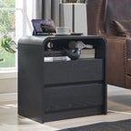 25" Nightstand with Charging Station, 23.6 "Wide