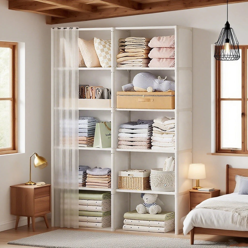Wardrobe Bedroom Clothes Closet Storage Organizer