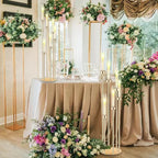 Metal Floor Candlestick Holder For Weddings Centerpiece