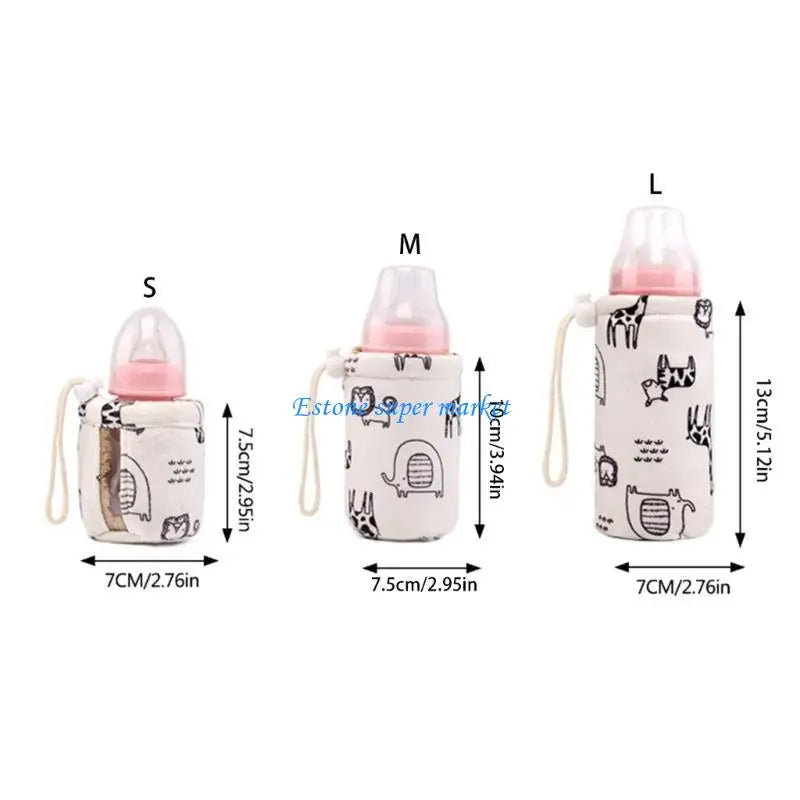 090B Bottle Thermal Milk Bottle Warmer Insulation Bag Baby Bottle Bag for Pram Travel Outdoor Feeding Bottle Holder
