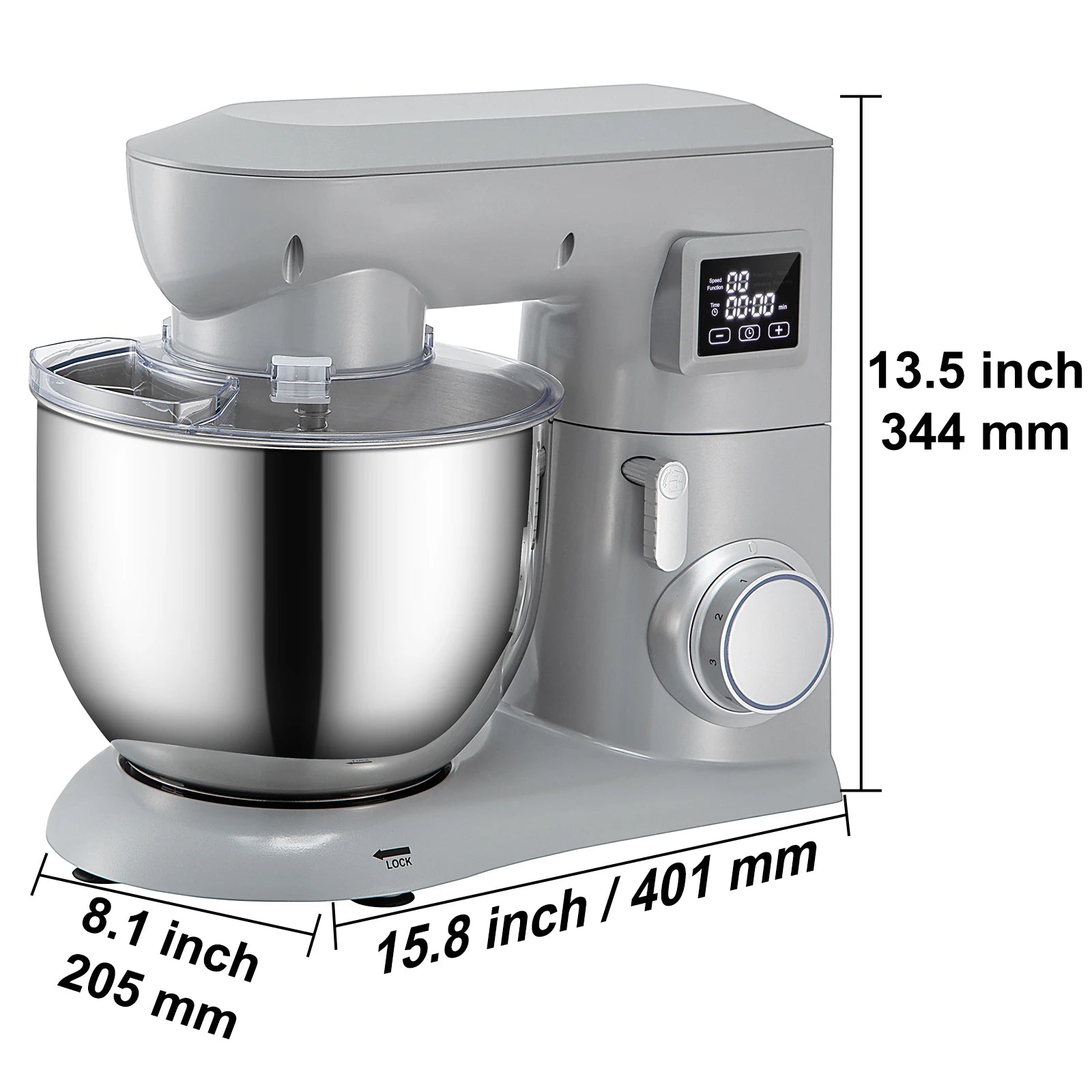5 IN 1  Multifunctional Electric Mixer With 6 Speeds