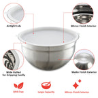 23 Pcs Mixing Bowl Set Baking Stainless