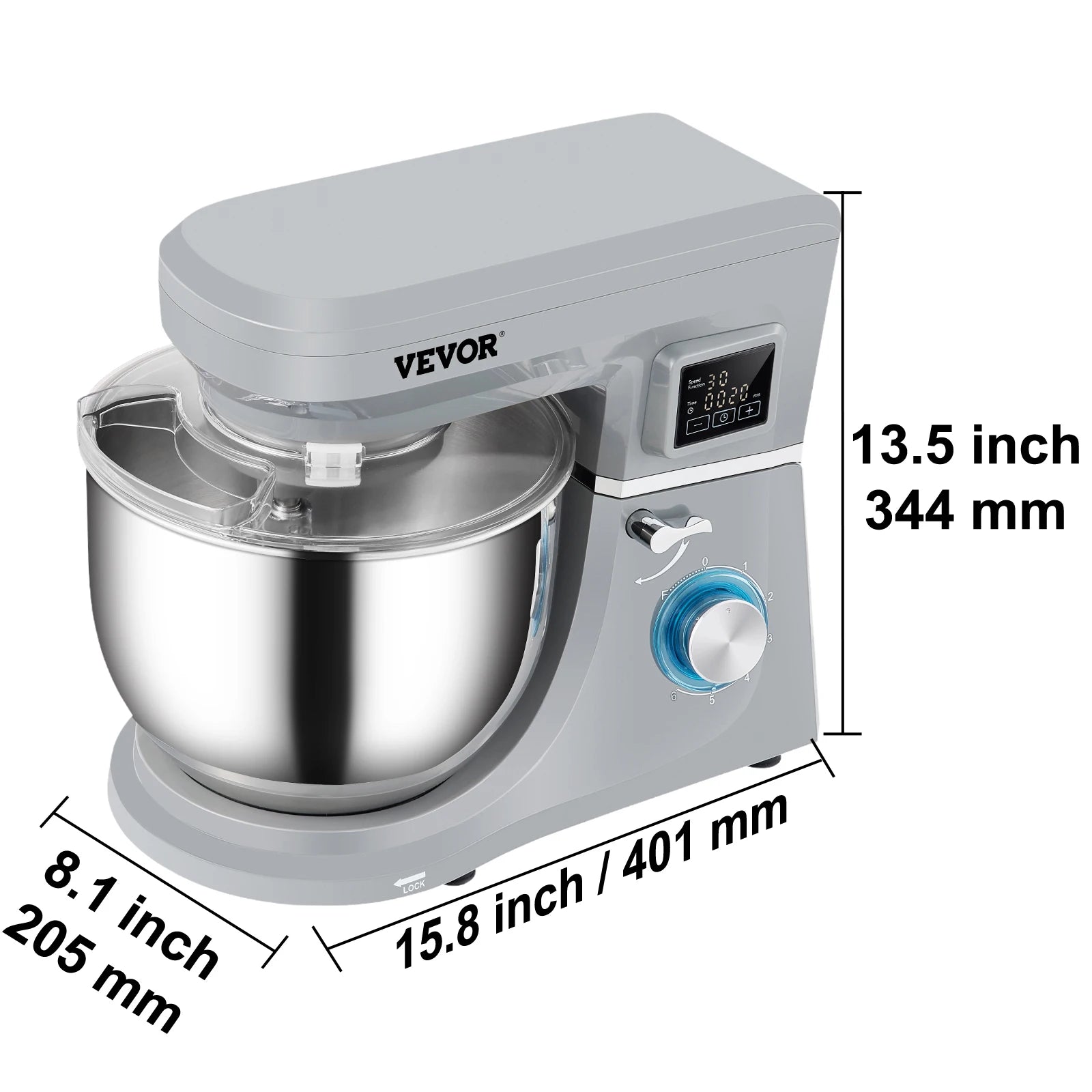 5 IN 1  Multifunctional Electric Mixer With 6 Speeds