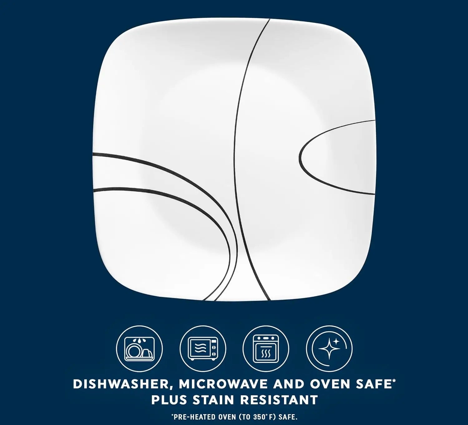 18-Piece Service for 6 Dinnerware Chip Resistent