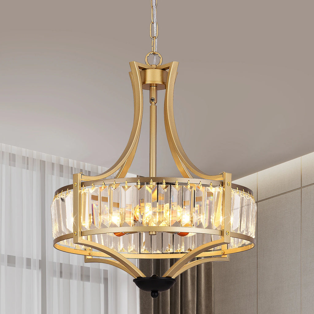 VETRULUS Luxury Crystal Pendant Ceiling Lamp