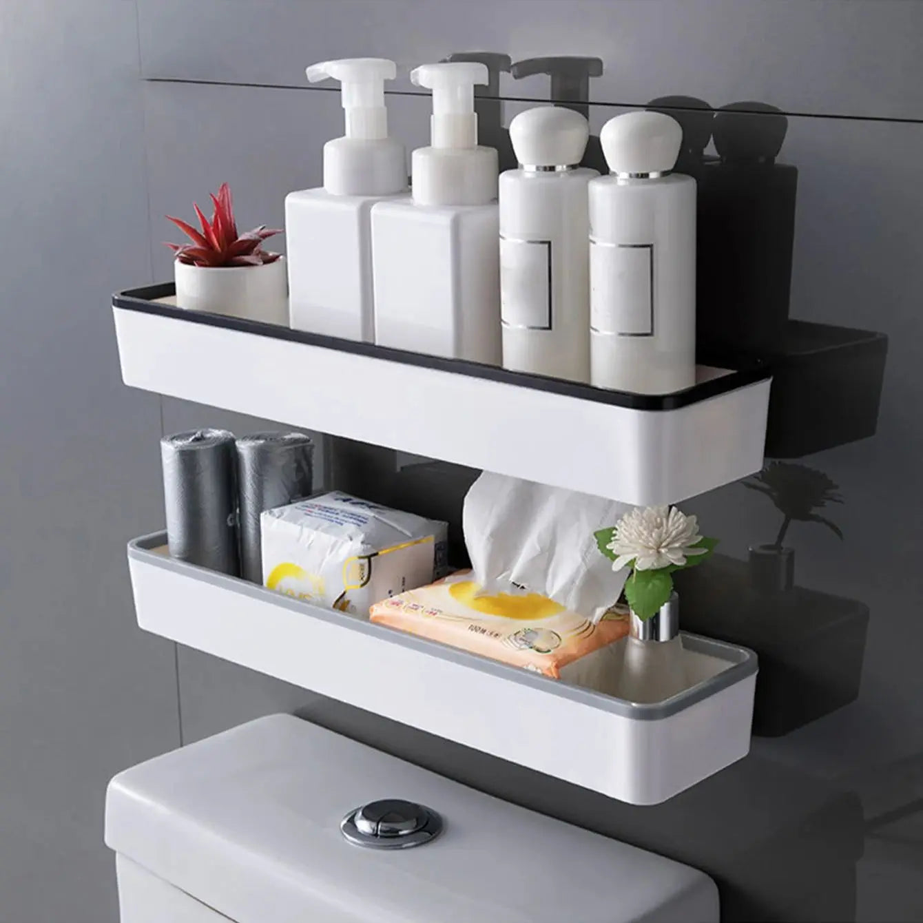 1pc Toilet Storage Cabinet Rack