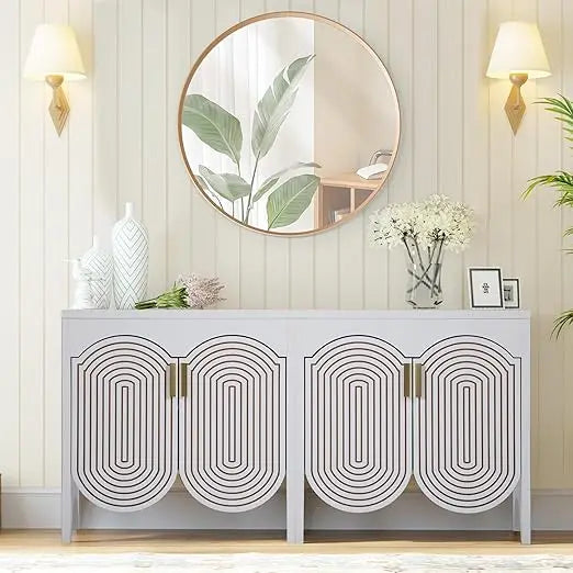 Buffet Cabinet With Adjustable Shelves