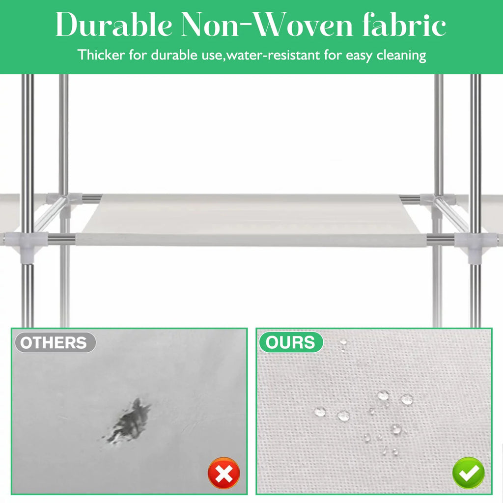 Closet Wardrobe Organizer Storage Rack