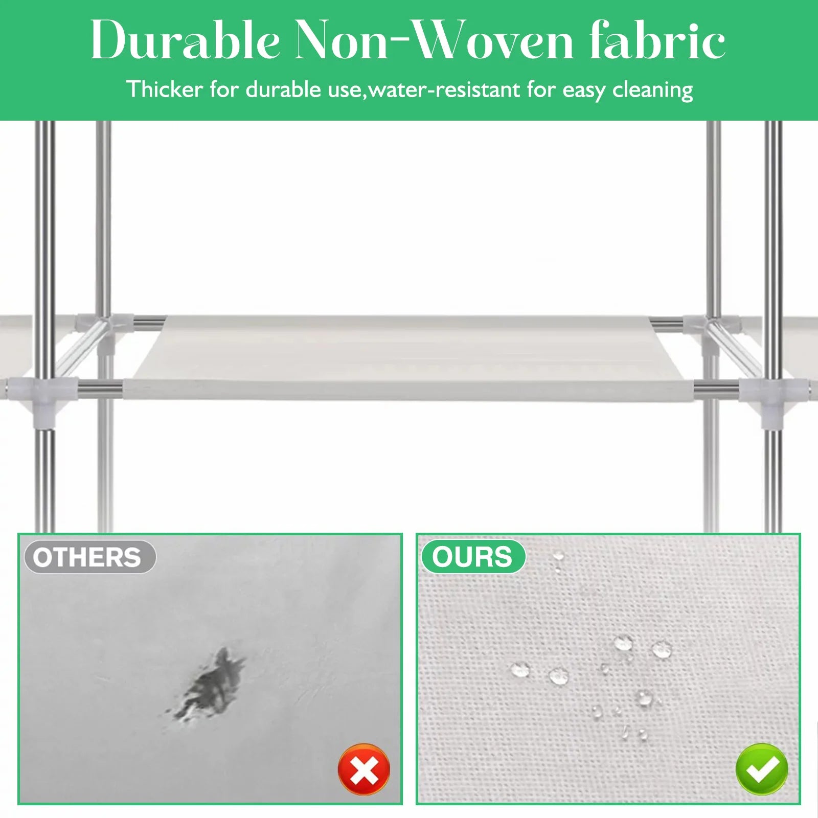 Closet Wardrobe Organizer Storage Rack