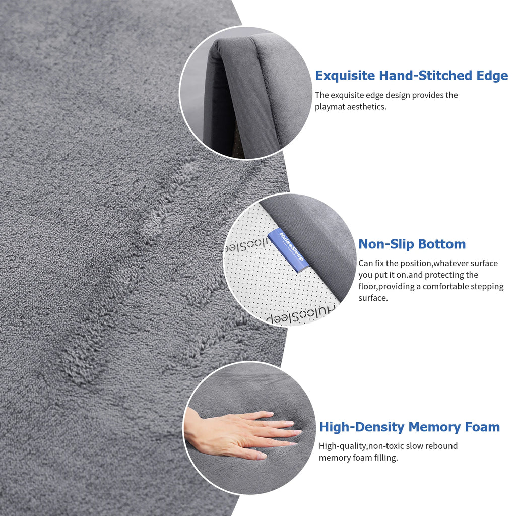 3cm Thick Memory Foam Playpen Mat  Non-Slip
