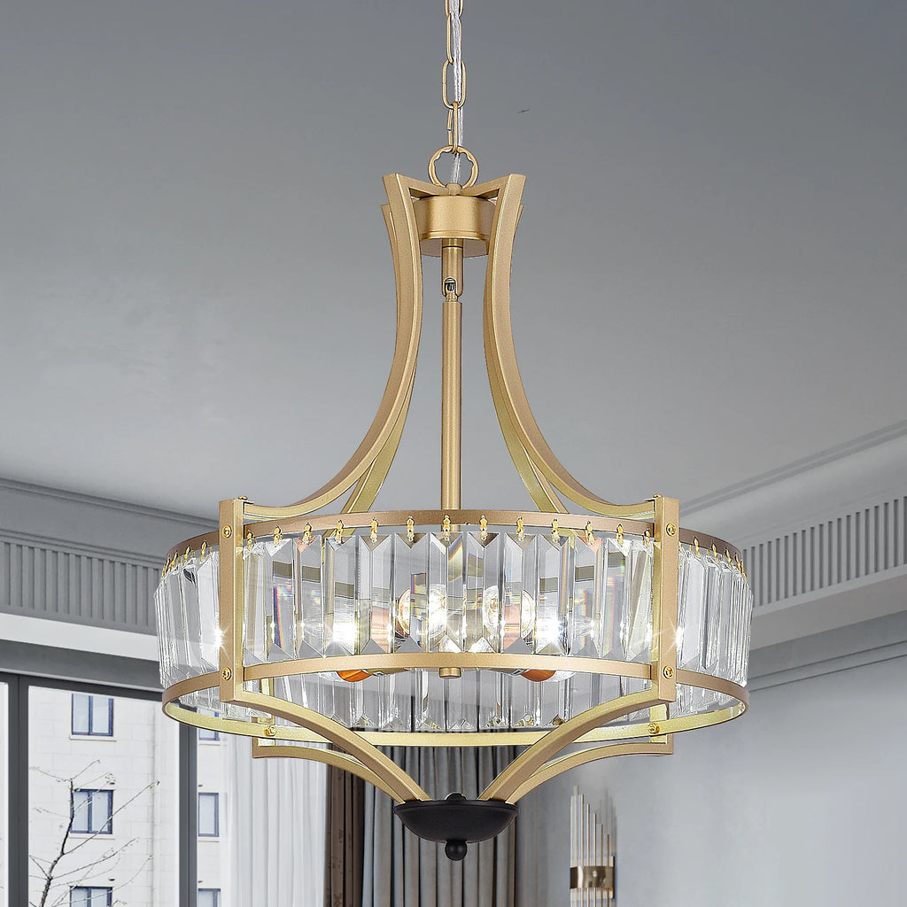 VETRULUS Luxury Crystal Pendant Ceiling Lamp