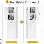 Tall Laundry Cabinet With Tilt Out Laundry Hamper