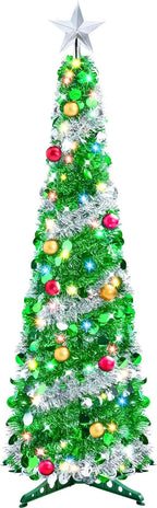 5 FT Pop Up Christmas Tree With Lights