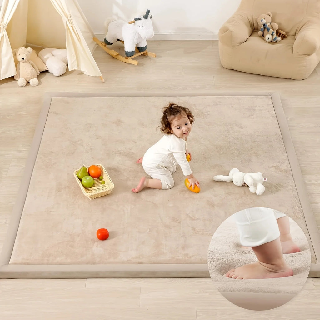 3cm Thick Memory Foam Playpen Mat  Non-Slip