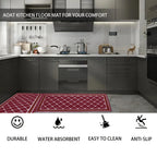 Cushioned Non-Skid Waterproof Kitchen Mats And Rugs