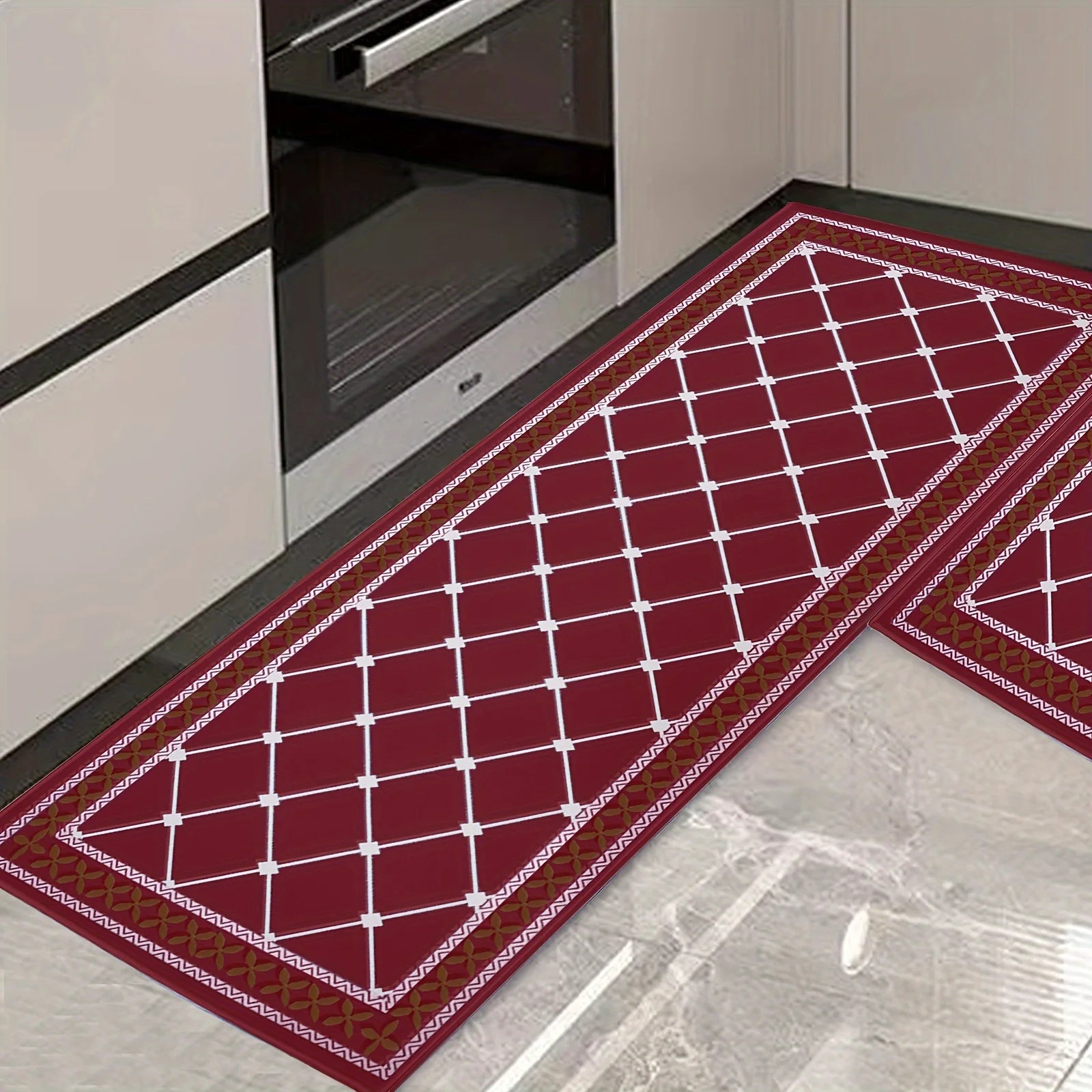 Cushioned Non-Skid Waterproof Kitchen Mats And Rugs