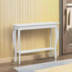Narrow Console Table, Sofa Table, Entryway Table, White