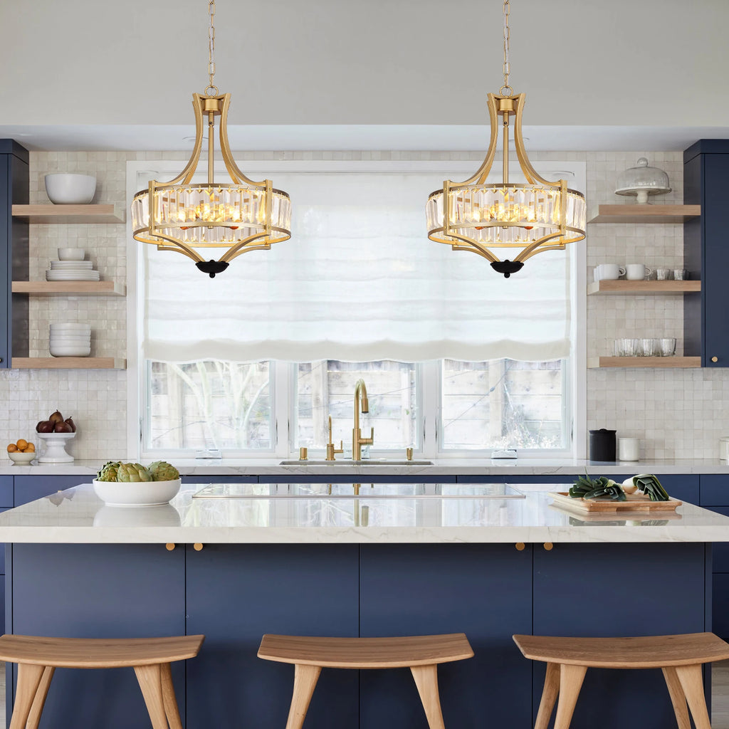 VETRULUS Luxury Crystal Pendant Ceiling Lamp