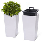 Planters Set Drainage Holes＆Water Level Monitor