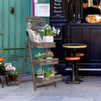 Folding Ladder 3 Tier Plant Stand with Chalkboard