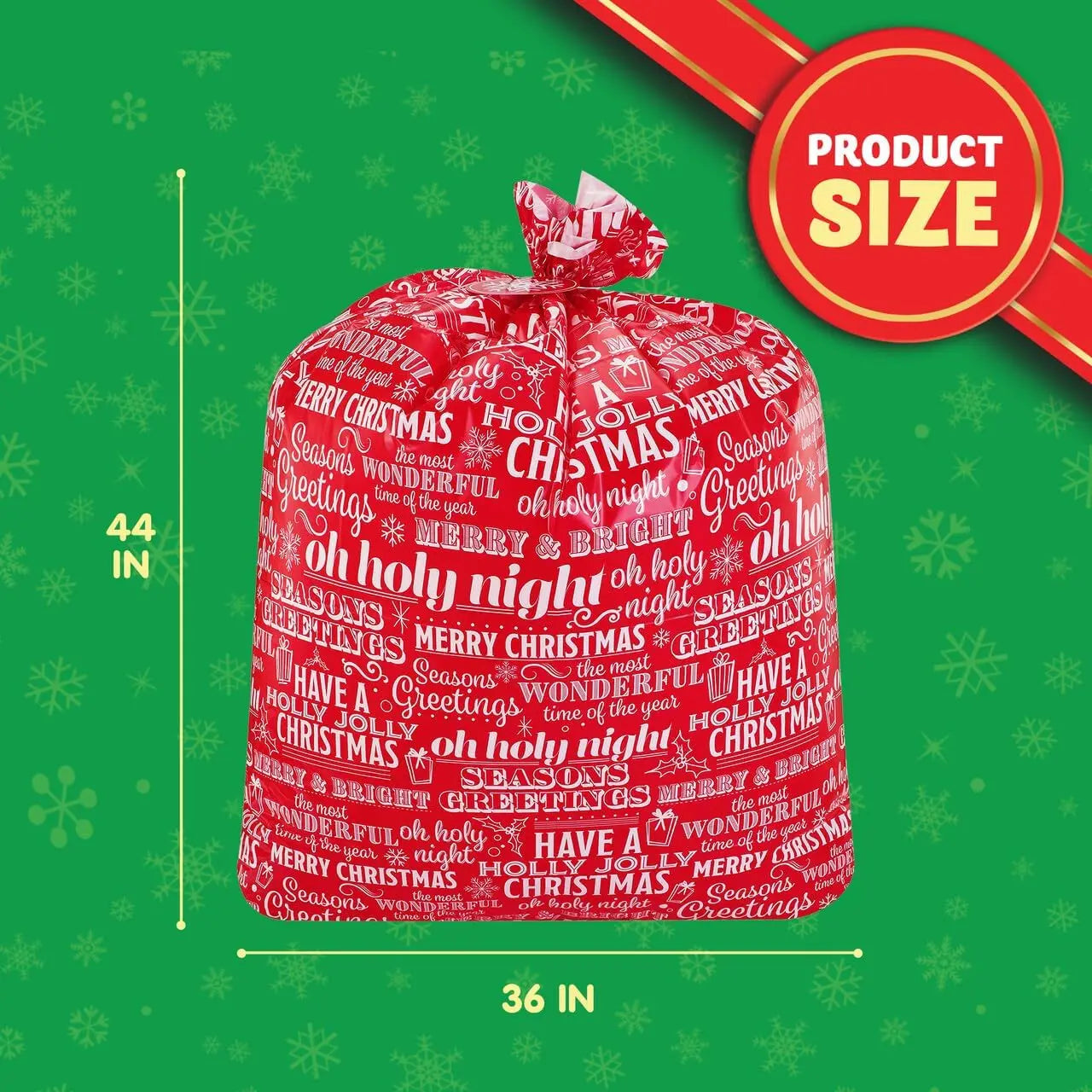 8 Jumbo Goody Gift Bag 44” X 36” With Gift Tags