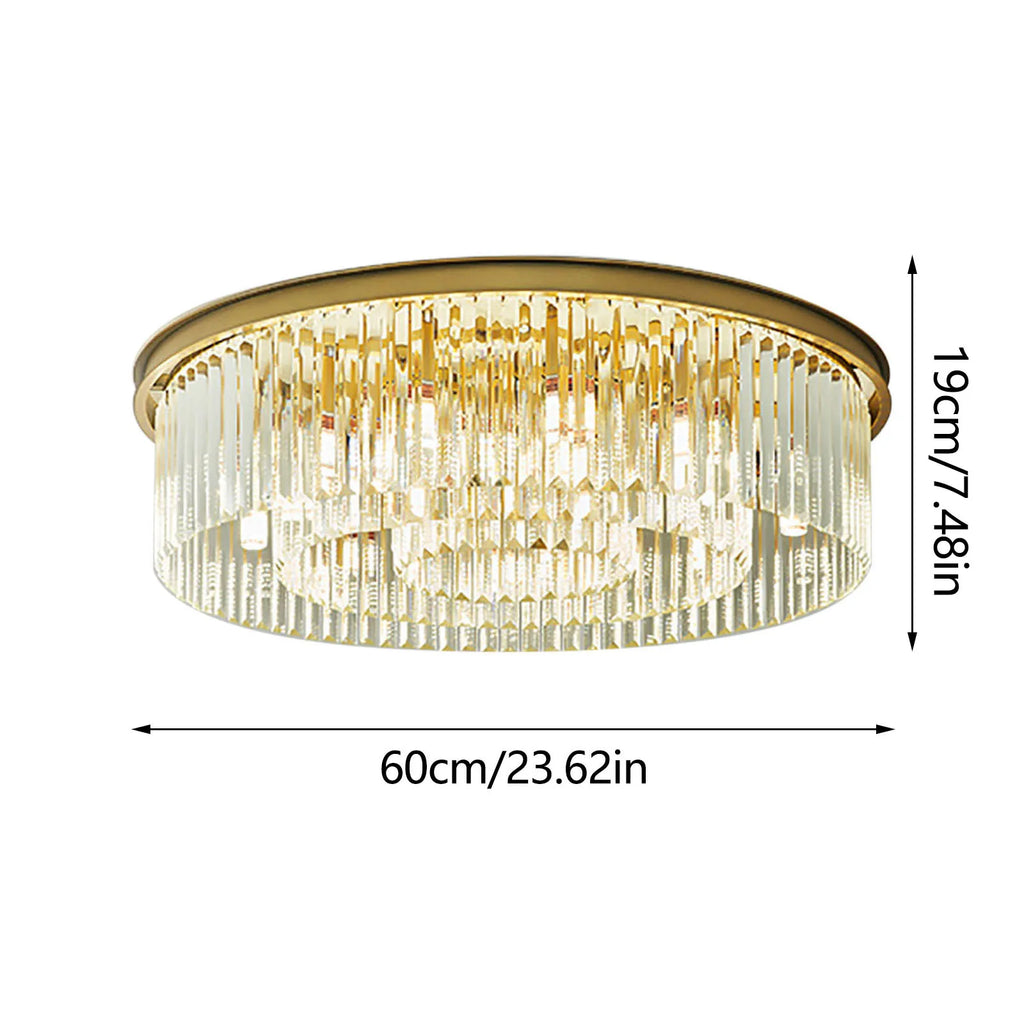 Modern Chandelier Crystal Light Fixture LED